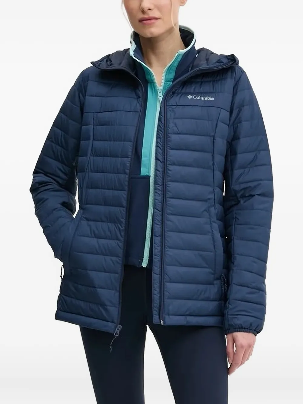 Columbia Silver Falls II logo-detail puffer jacket | Blue | Image 1