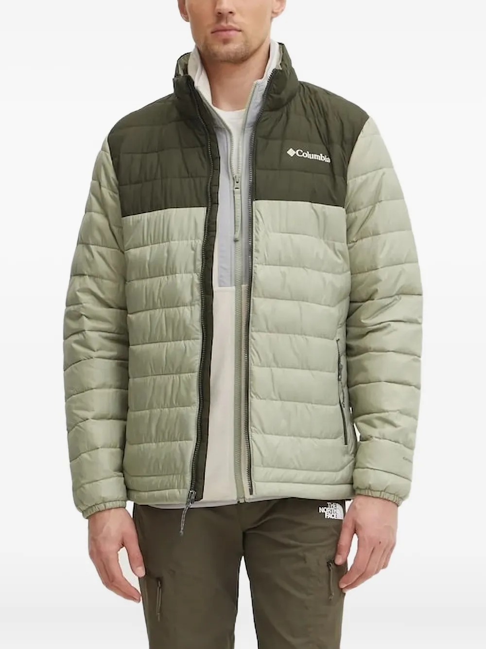 Columbia Powder Lite™ II gewatteerd jack met colourblocking Groen