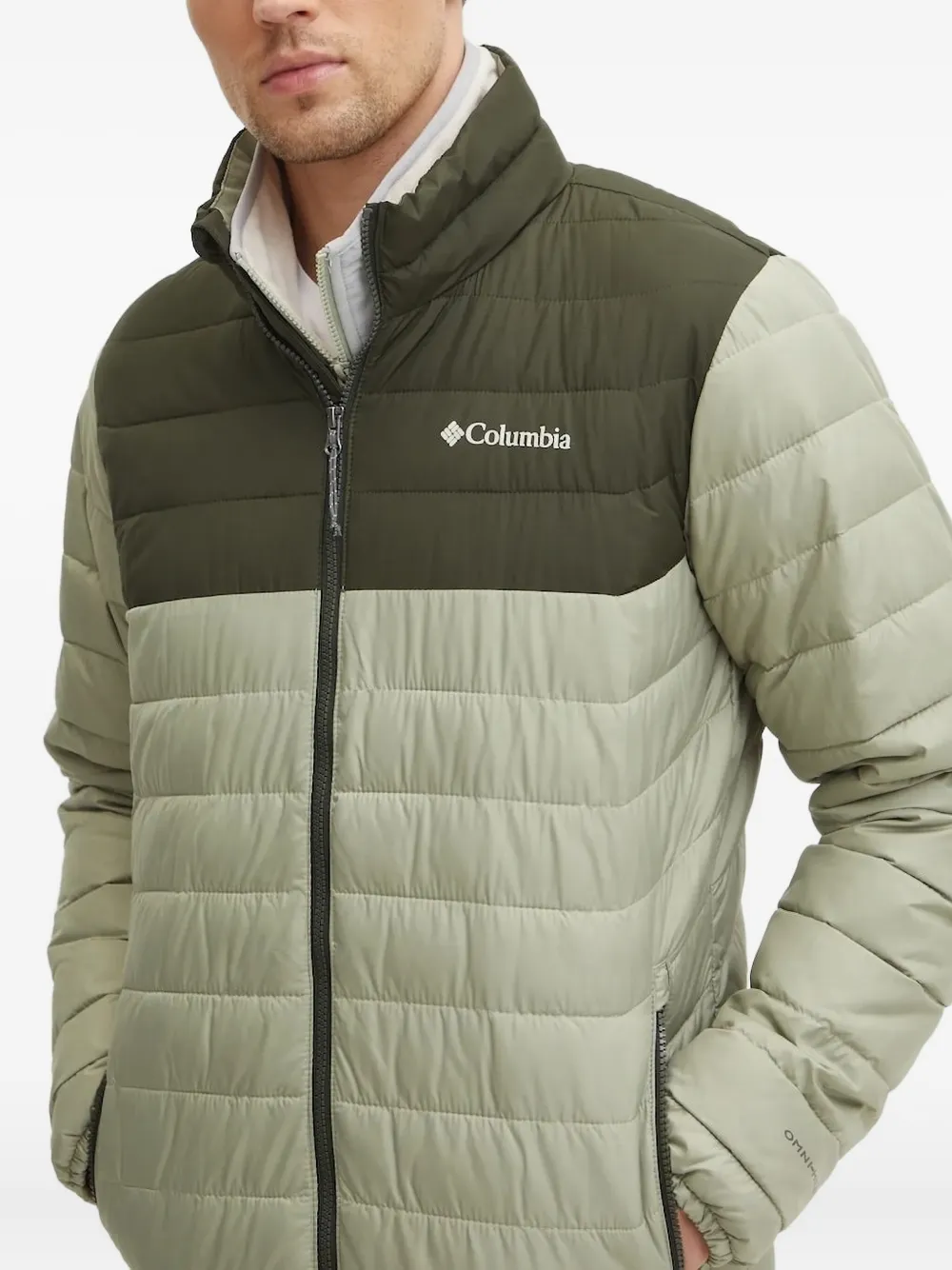 Columbia Powder Lite™ II gewatteerd jack met colourblocking Groen