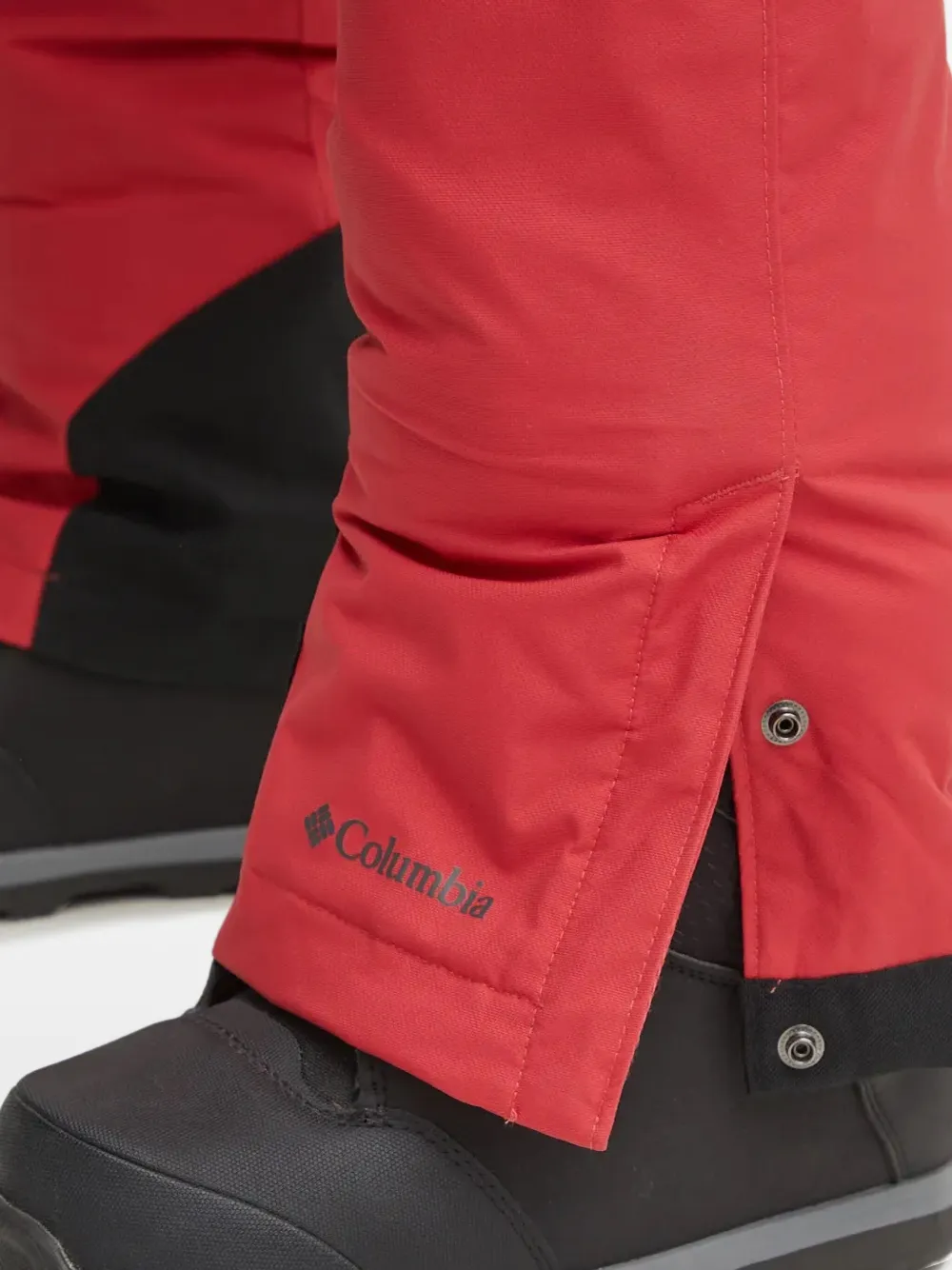 Columbia Skibroek met logoprint en rits aan de zijkant Rood