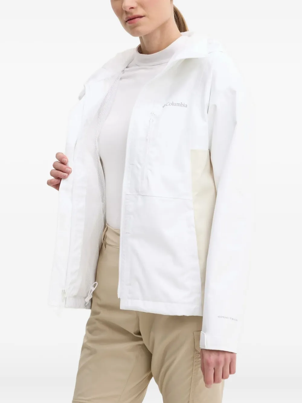 Columbia Hikebound lichtgewicht jack met capuchon Wit