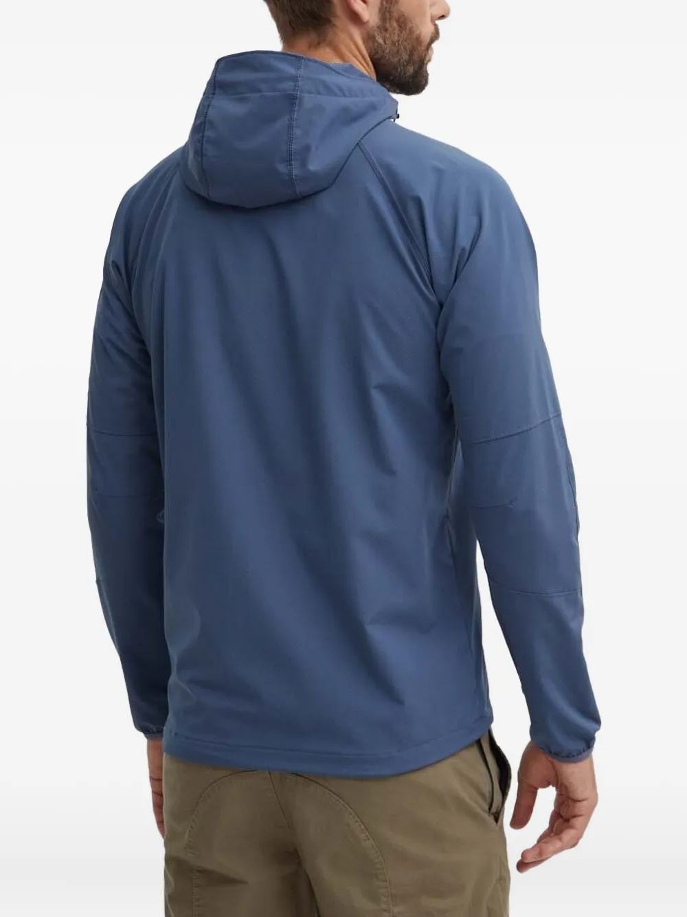 Columbia hooded zip-front lightweight jacket Blauw