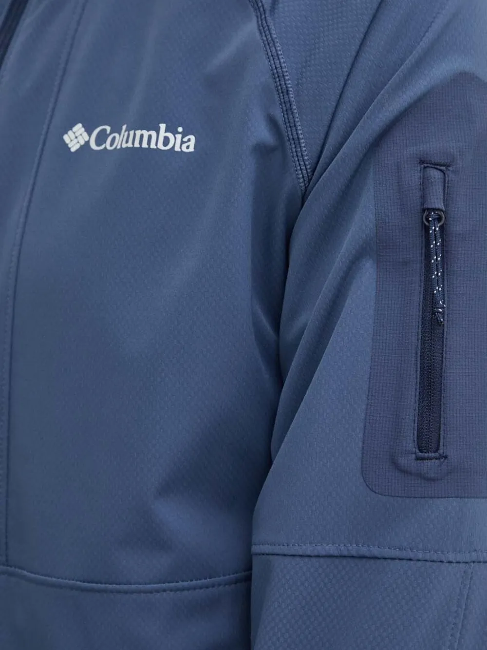 Columbia hooded zip-front lightweight jacket Blauw