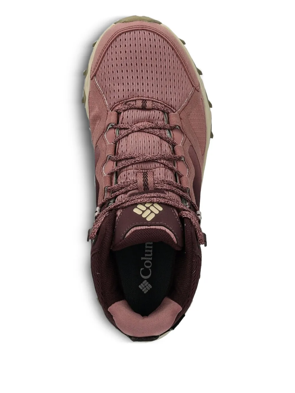 Columbia mesh-panel hiking ankle boots Pink