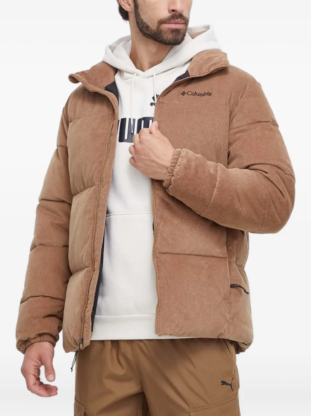 Columbia corduroy quilted jacket | Brown | Image 1