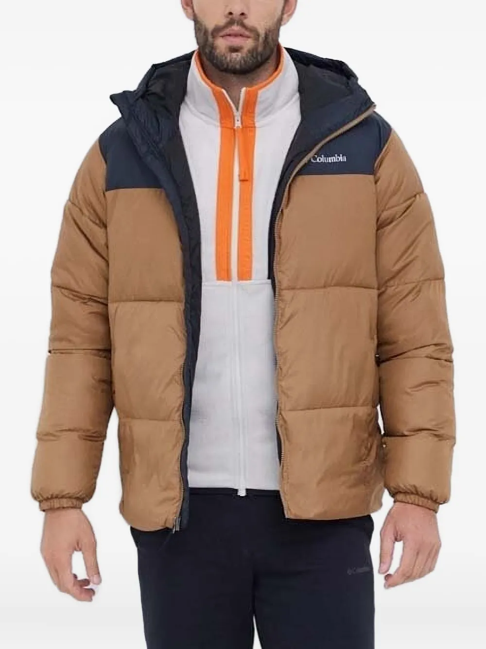 Columbia hooded puffer jacket Bruin