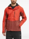 Columbia two-tone hooded lightweight jacket - Red