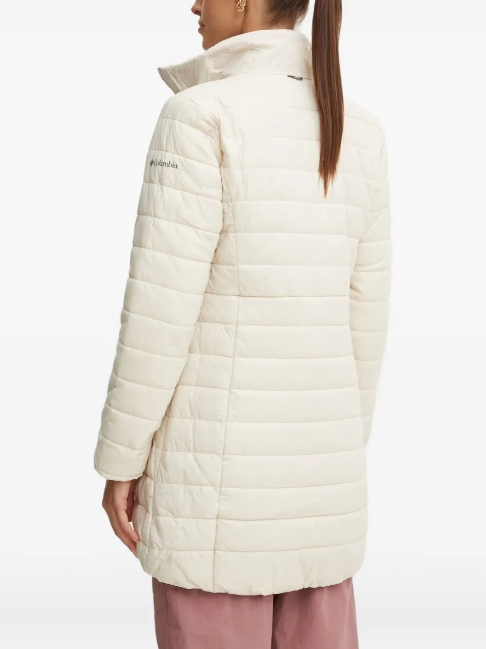 Columbia Hooded Double-layered Puffer Jacket In Neutral