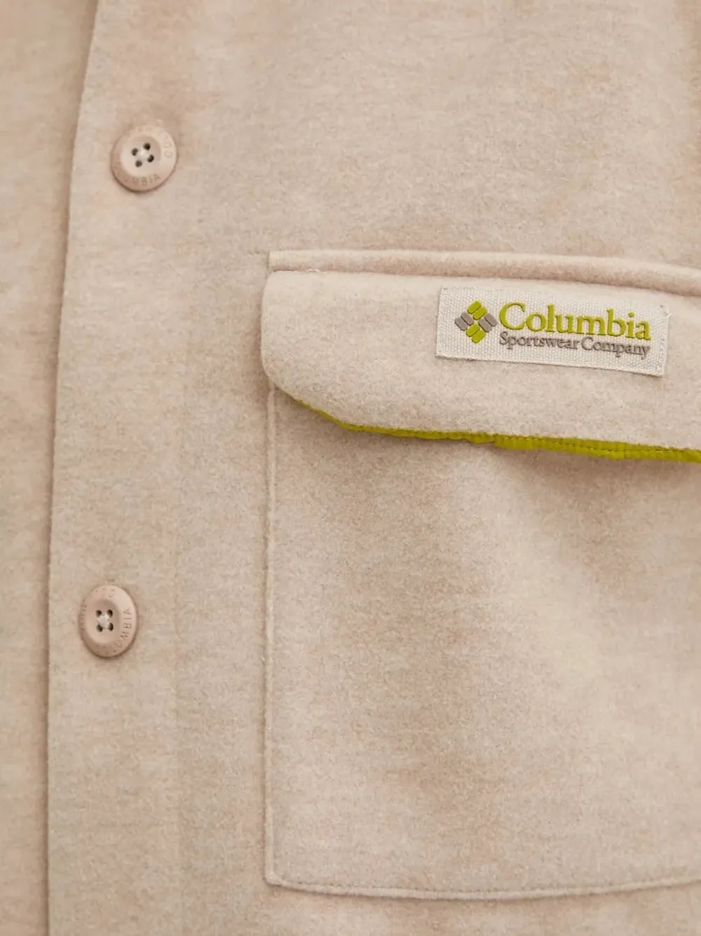 Columbia Flap-pockets Shirt Jacket In Neutral