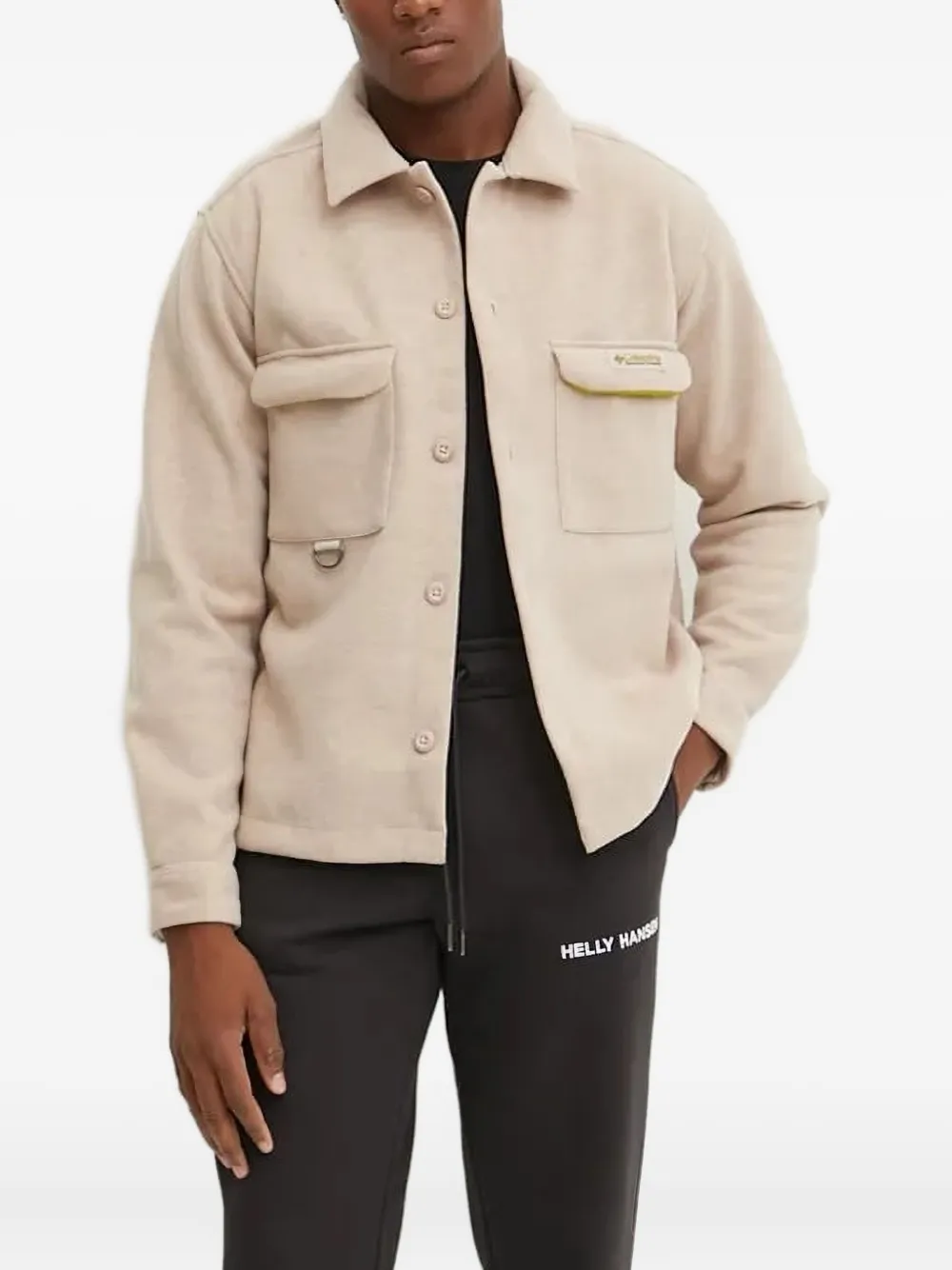 Columbia Flap-pockets Shirt Jacket In Neutral