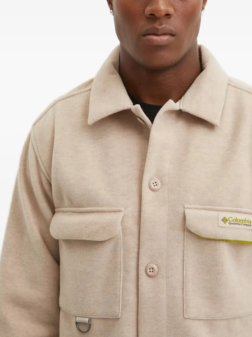 Columbia Flap-pockets Shirt Jacket In Neutral