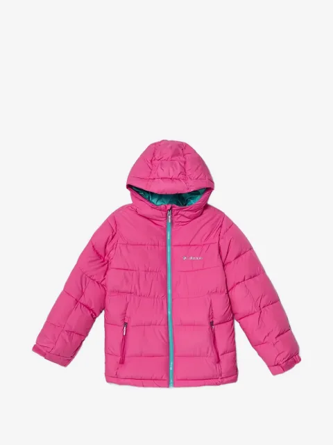 Columbia logo-print hooded jacket