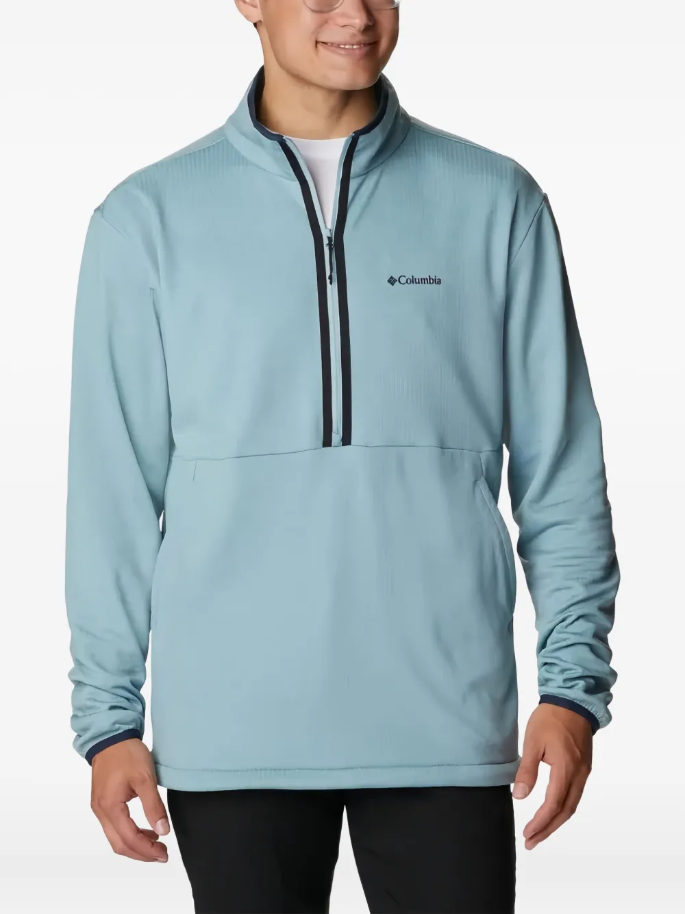 Columbia Felpa con mezza zip | blu | Image 1