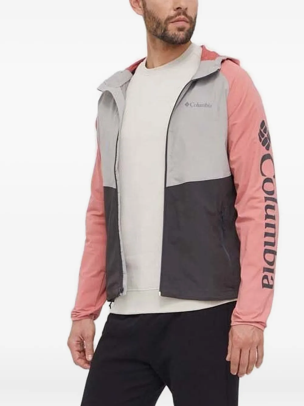 Columbia Panther Creek™ jack met colourblocking en capuchon Grijs