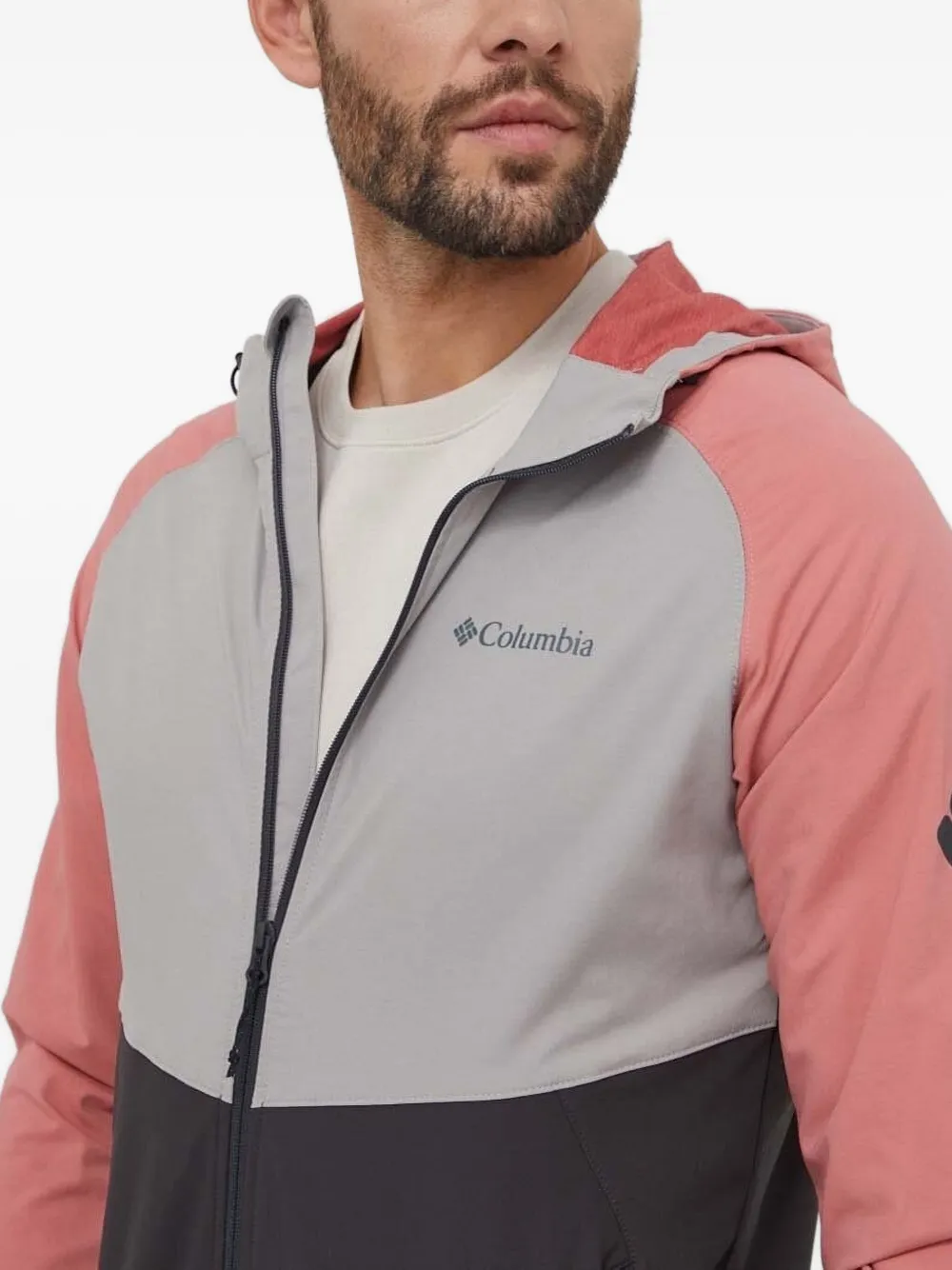 Columbia Panther Creek™ jack met colourblocking en capuchon Grijs