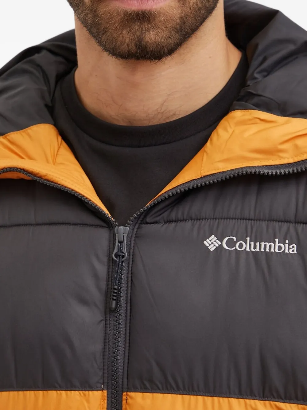Columbia Donsjack met capuchon Geel