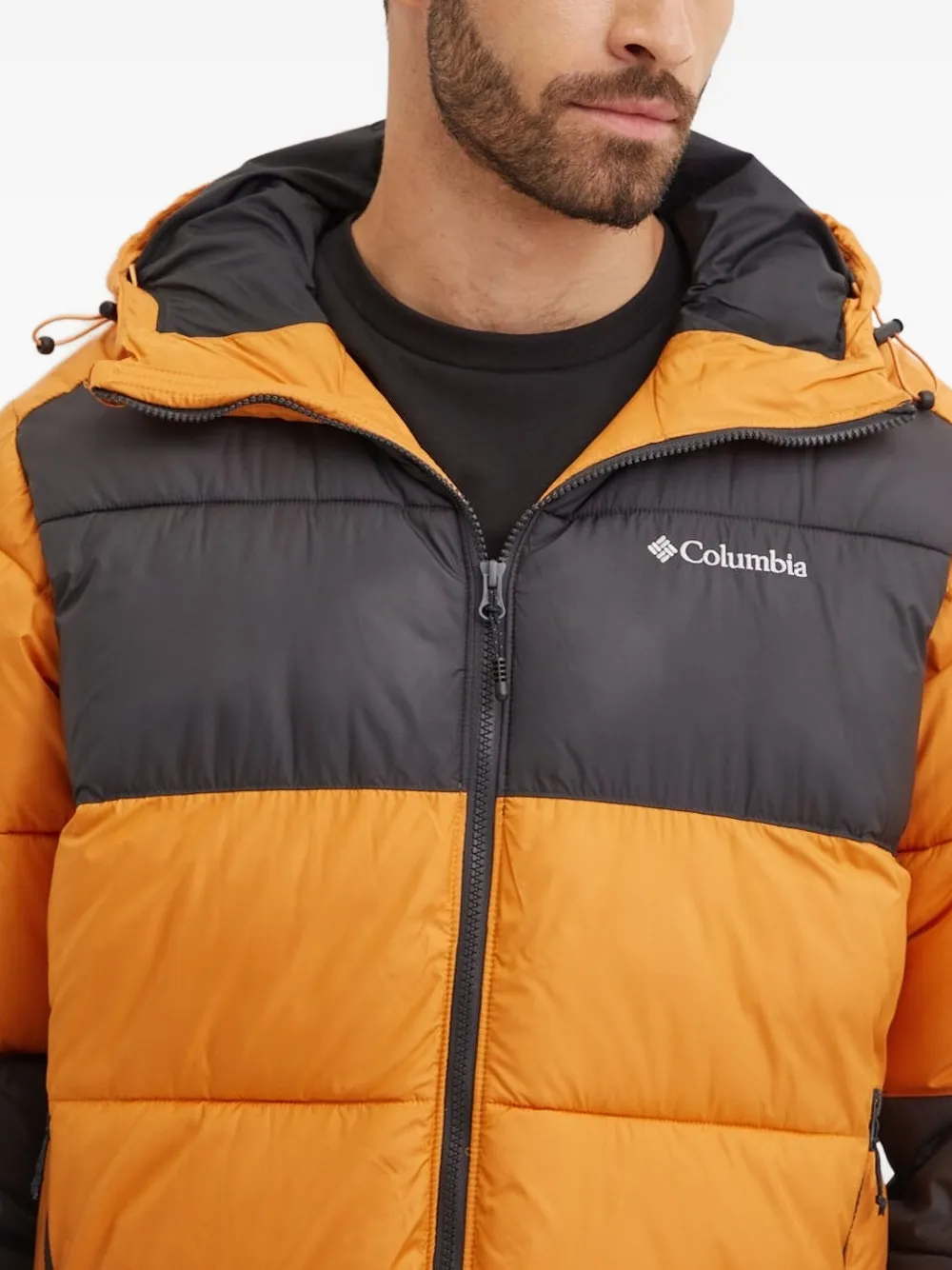 Columbia Donsjack met capuchon Geel