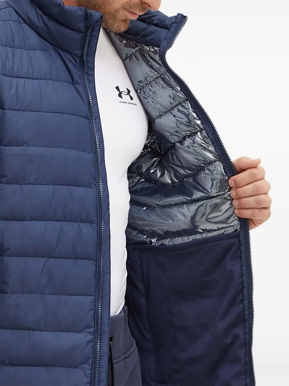 Columbia Powder Lite II gewatteerd jack Blauw