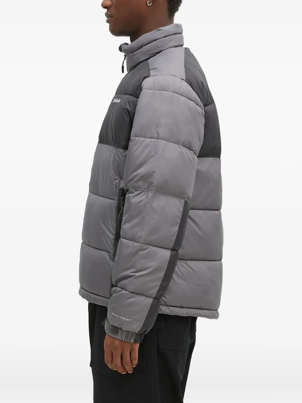 Columbia Puffect™ colour-block puffer jacket Grijs