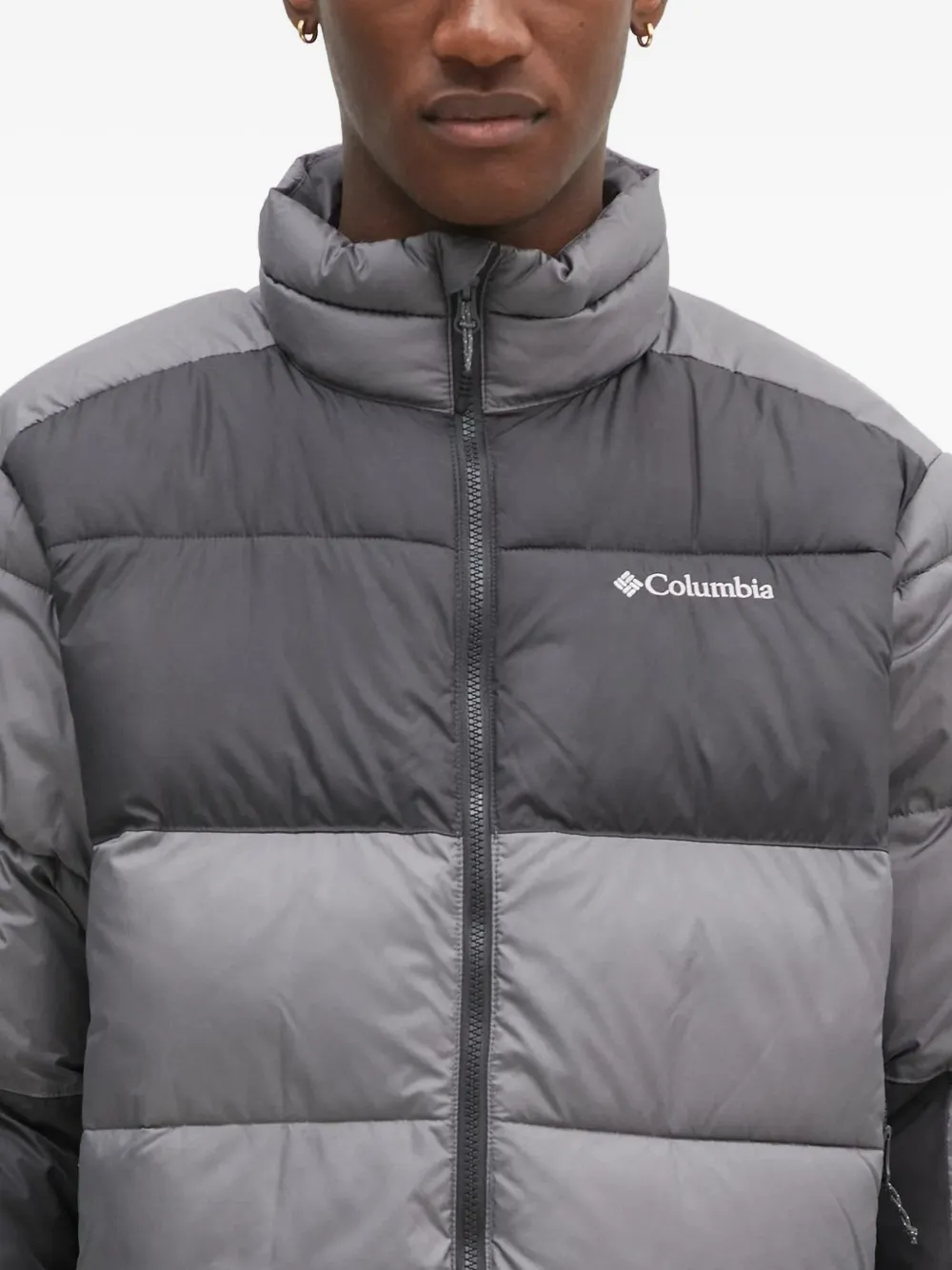 Columbia Puffect™ colour-block puffer jacket Grijs