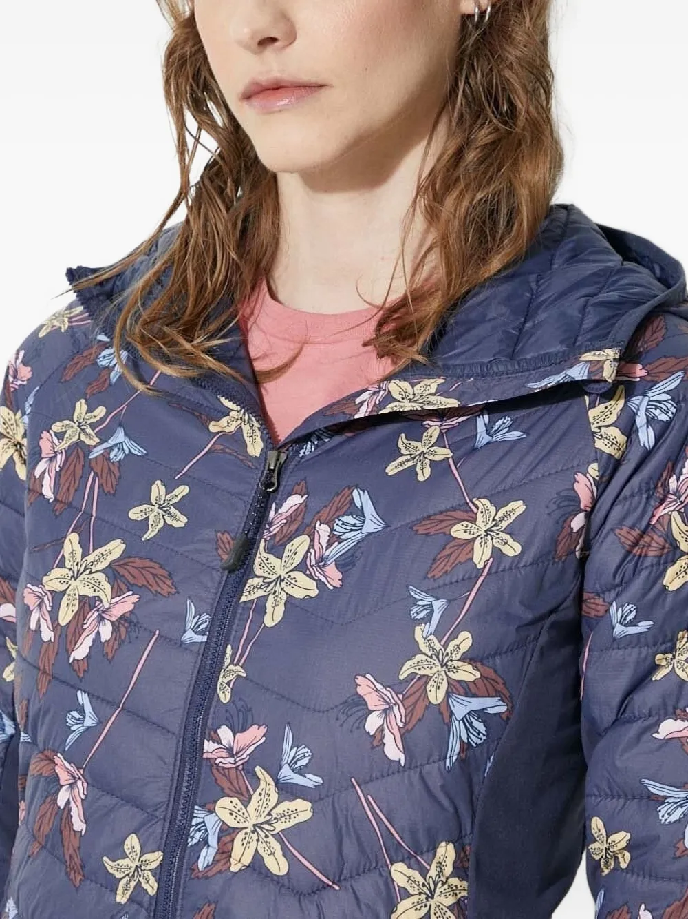 Columbia Floral-print Quilted Jacket In Multi