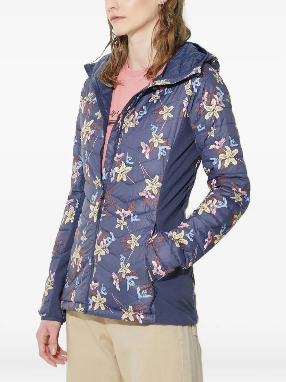 Columbia Floral-print Quilted Jacket In Multi