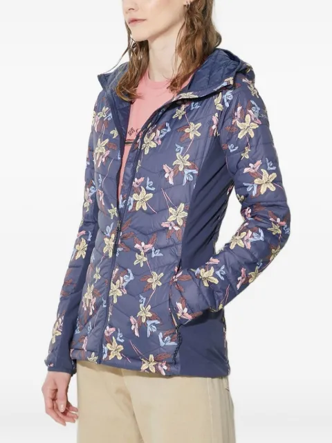 Columbia floral-print quilted jacket