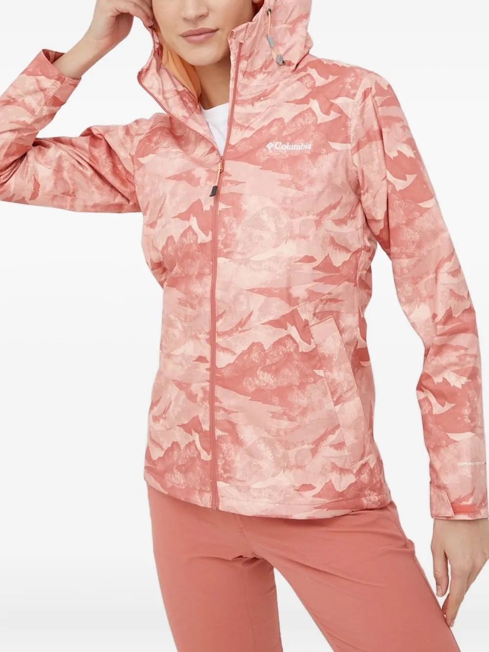 Columbia Inner Limits hooded lightweight jacket Roze