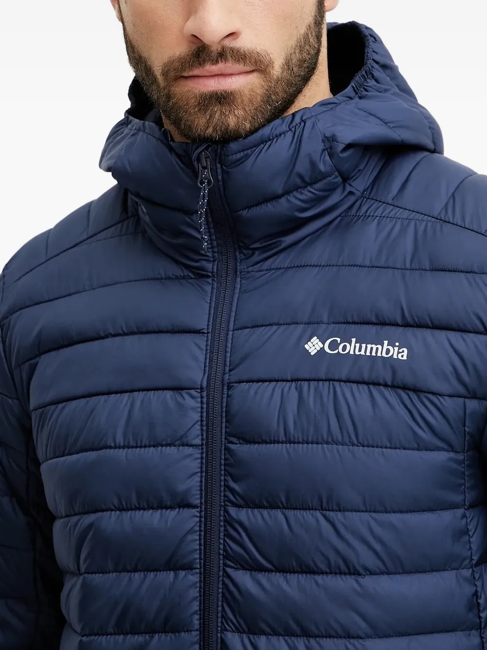 Columbia Gewatteerd jack met capuchon Blauw