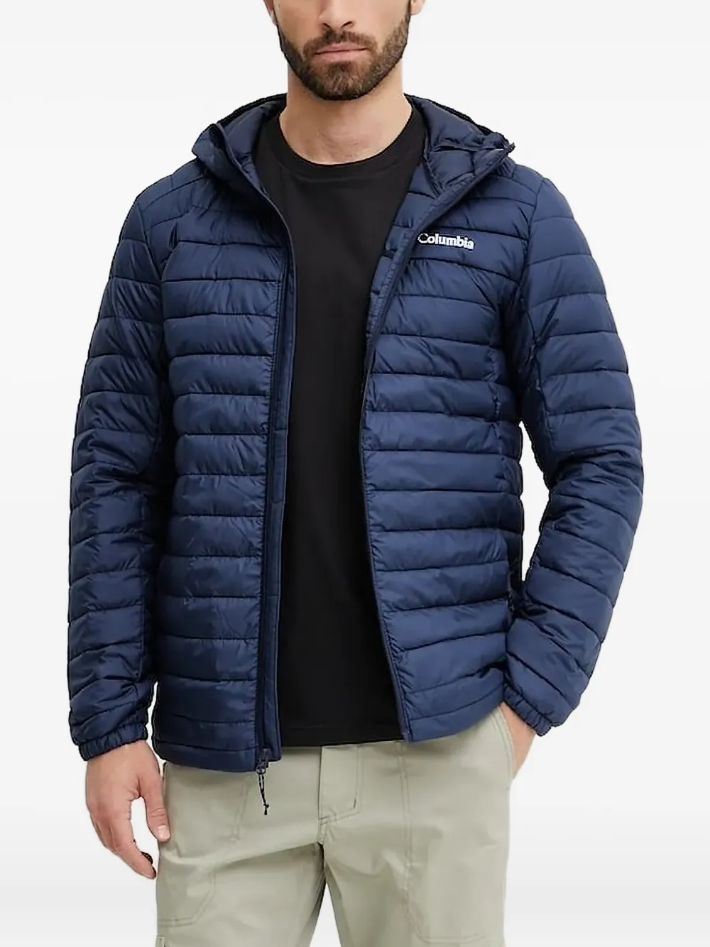 Columbia Gewatteerd jack met capuchon Blauw