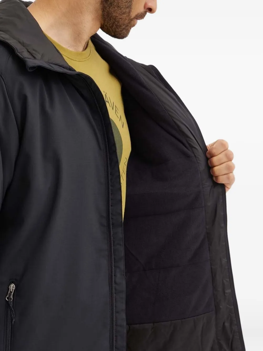 Columbia Jack met capuchon en ritszak Zwart