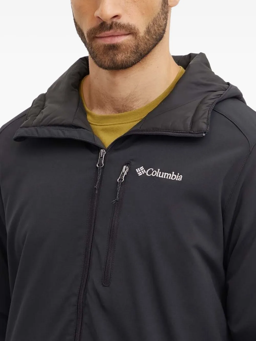 Columbia Jack met capuchon en ritszak Zwart