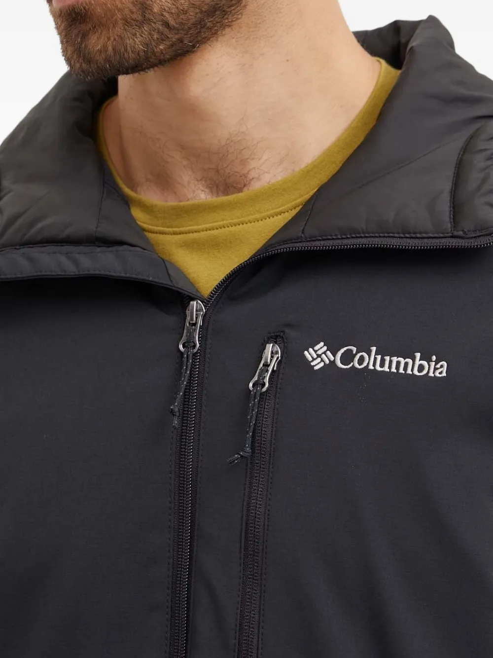 Columbia Jack met capuchon en ritszak Zwart
