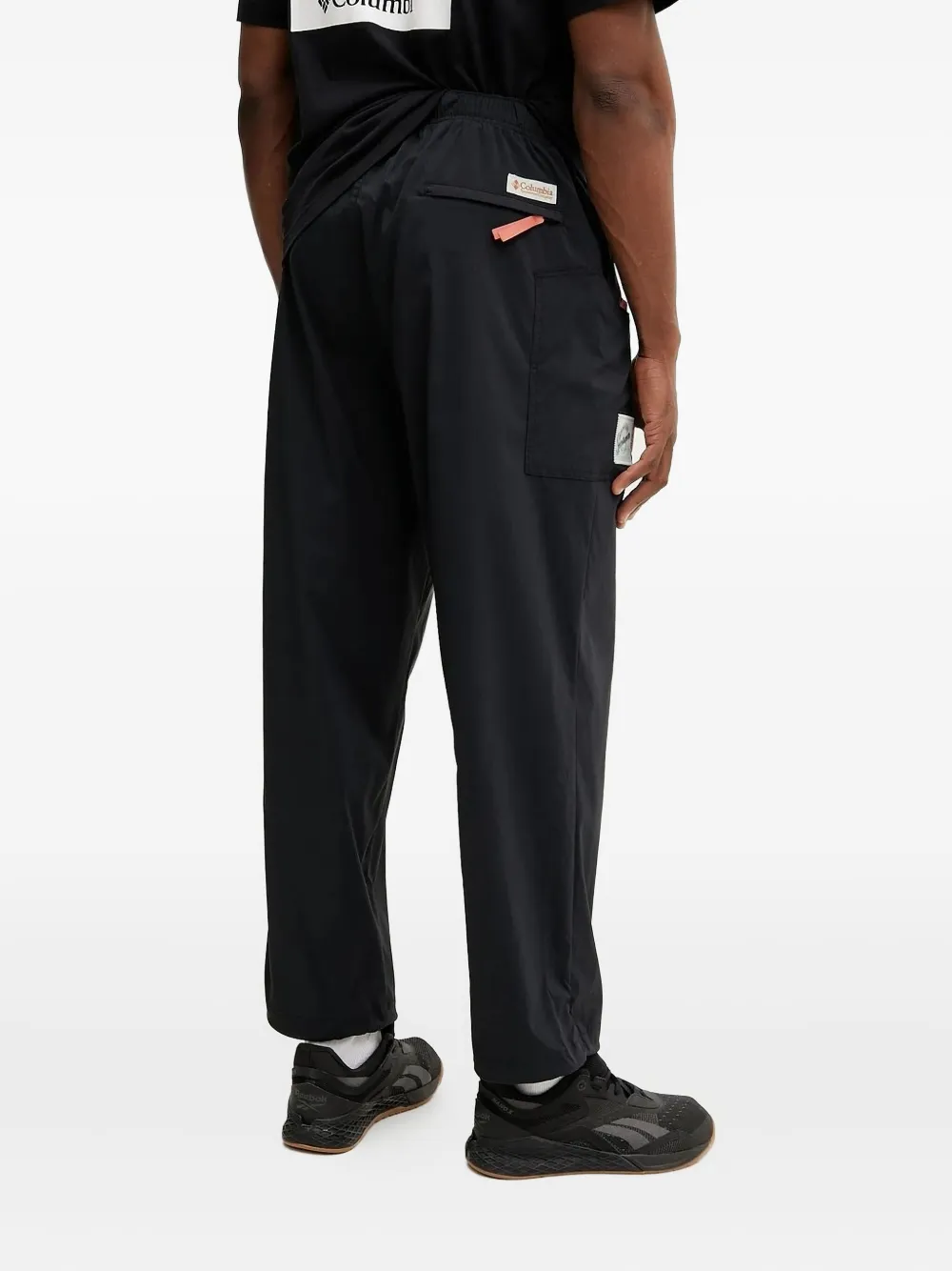 Columbia logo-patch trousers Zwart