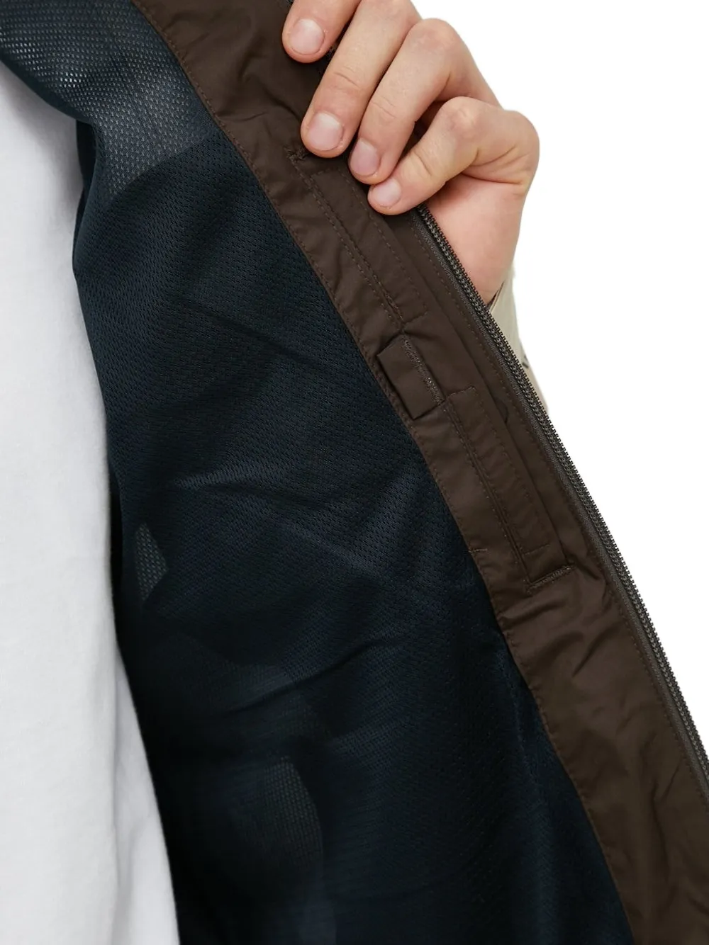 Columbia colour-block zip-front hooded jacket Bruin