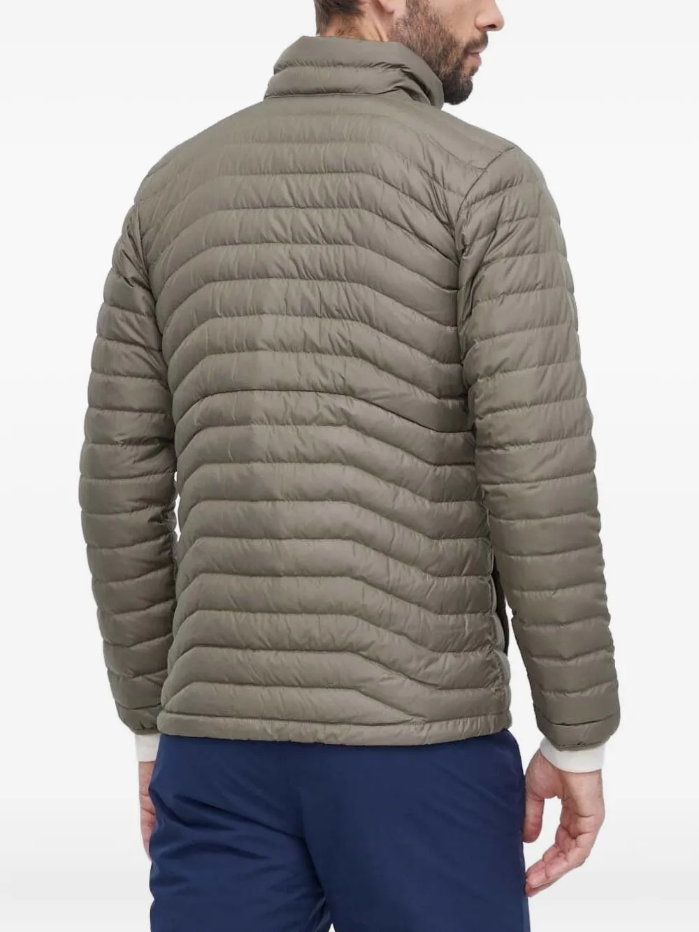 Columbia Gewatteerd jack met logo Groen