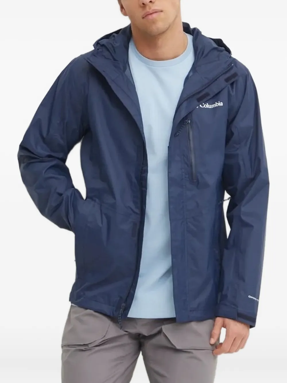 Columbia Pouring Adventure™ III hooded jacket Blauw