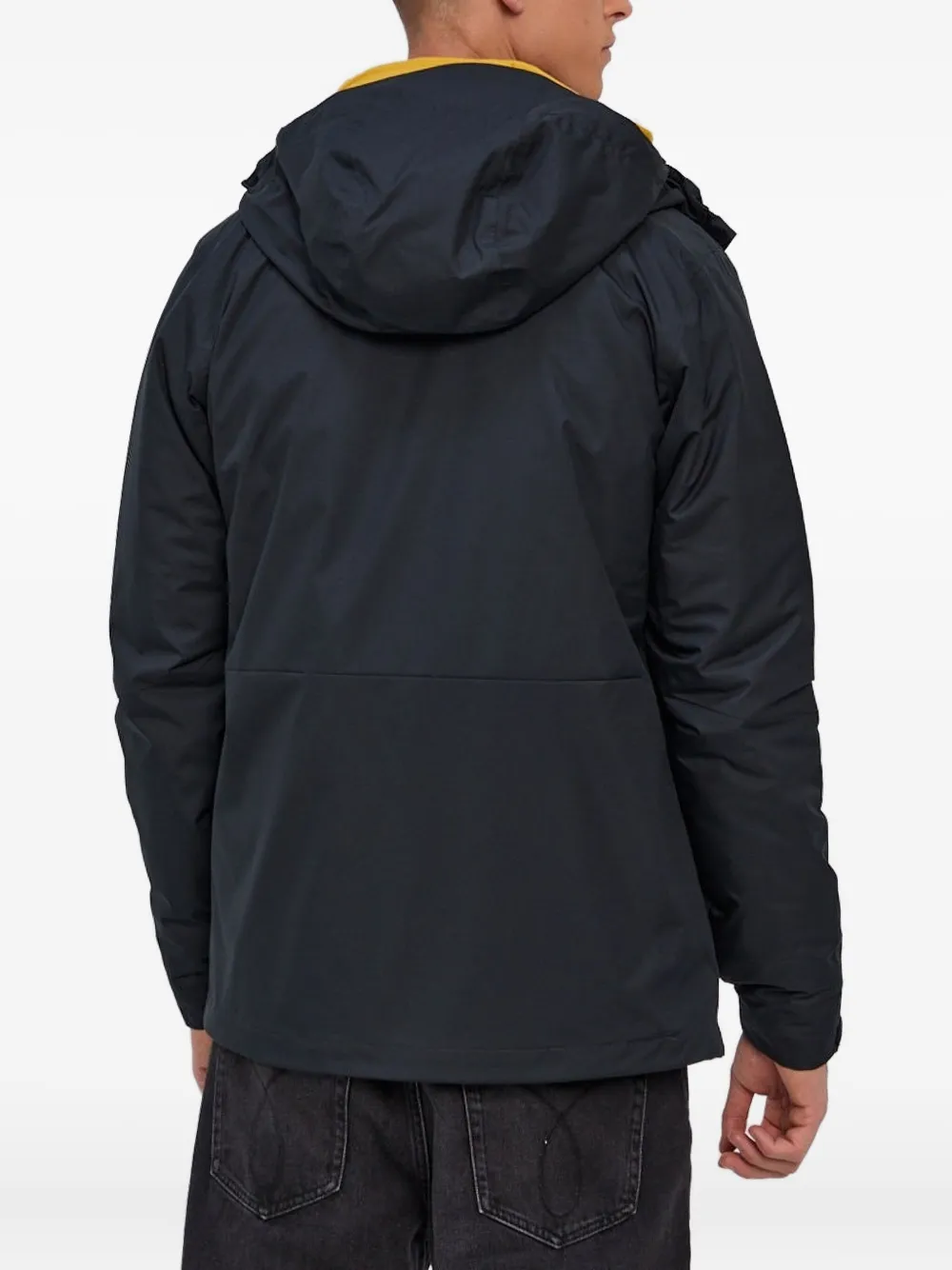 Columbia quilted double-layered hooded jacket Blauw