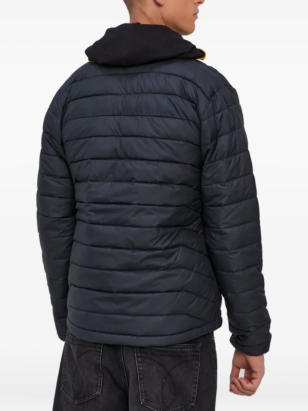 Columbia quilted double-layered hooded jacket Blauw