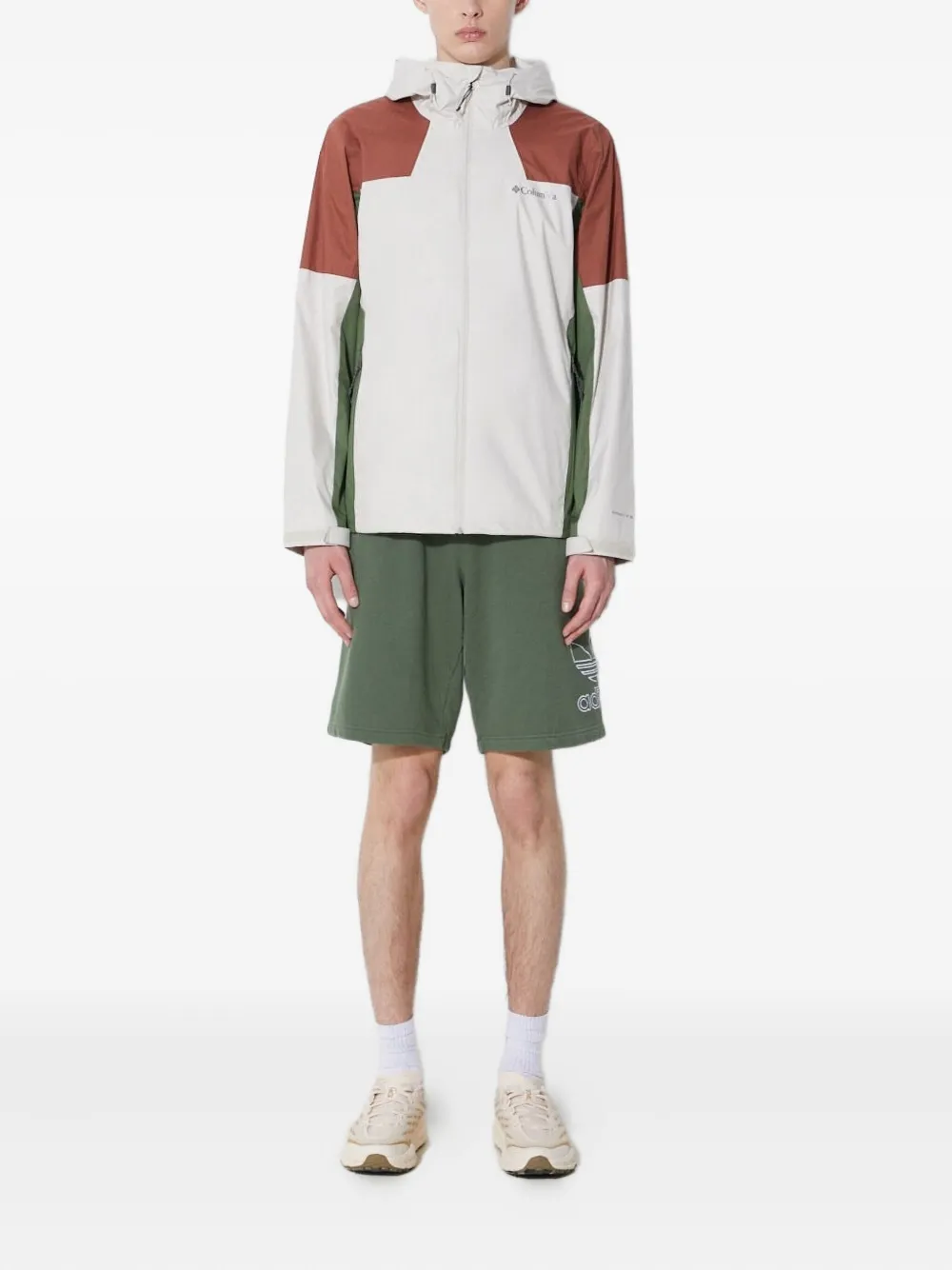 Columbia Inner Limits™ hooded colour-block jacket Wit