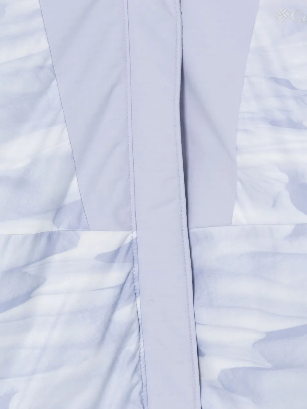 Columbia Mighty Mogul™ Iii Panelled-print Ski Jacket In Gray