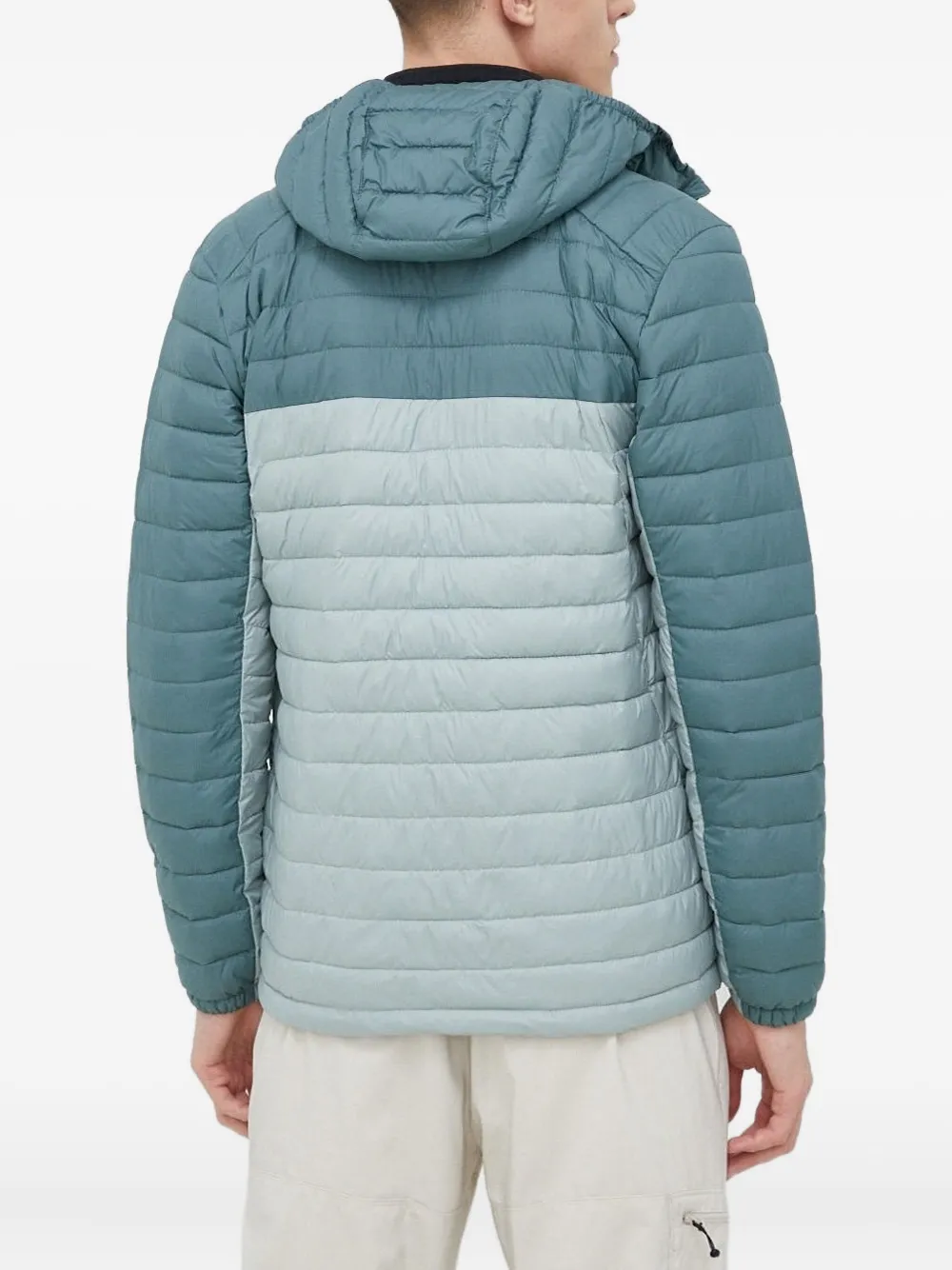 Columbia hooded quilted jacket Blauw
