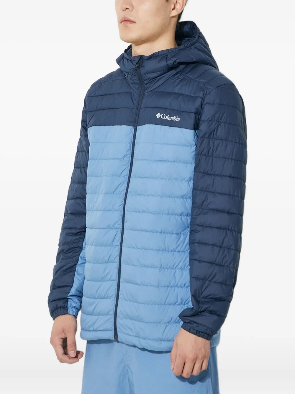 Columbia Silver Falls™ hooded-quilted jacket Blauw