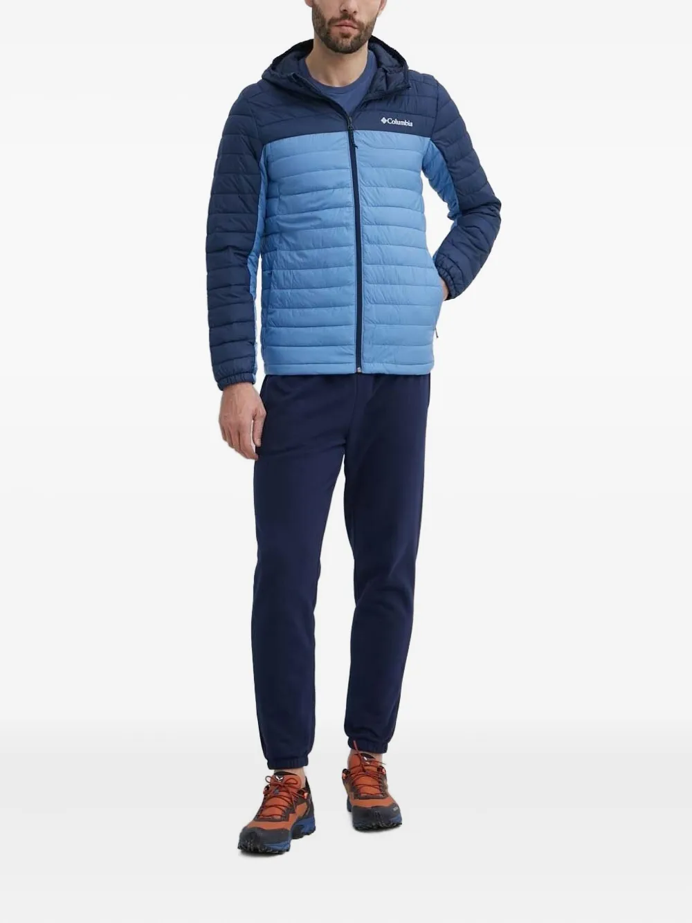 Columbia Silver Falls™ hooded-quilted jacket Blauw