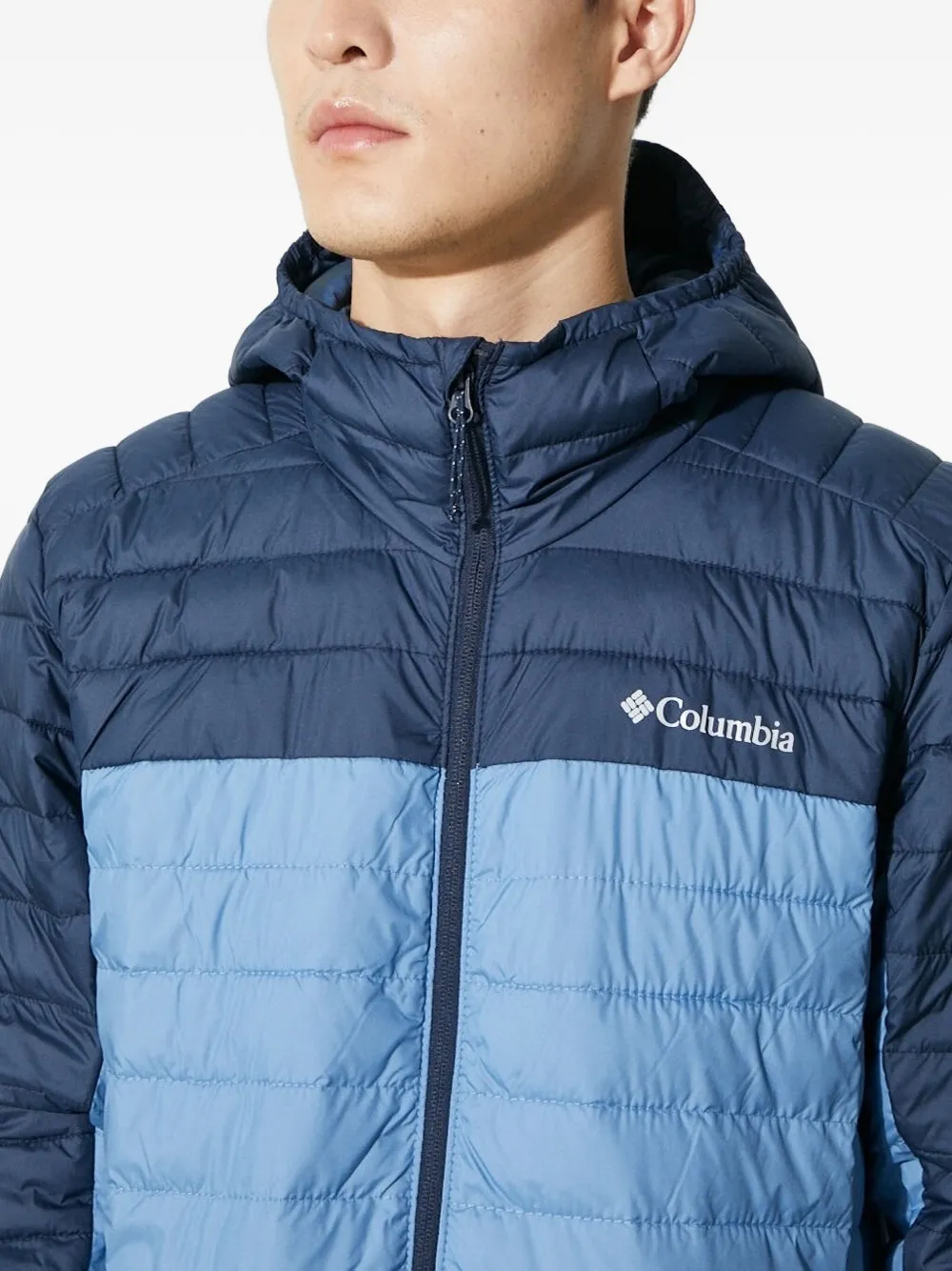 Columbia Silver Falls™ hooded-quilted jacket Blauw