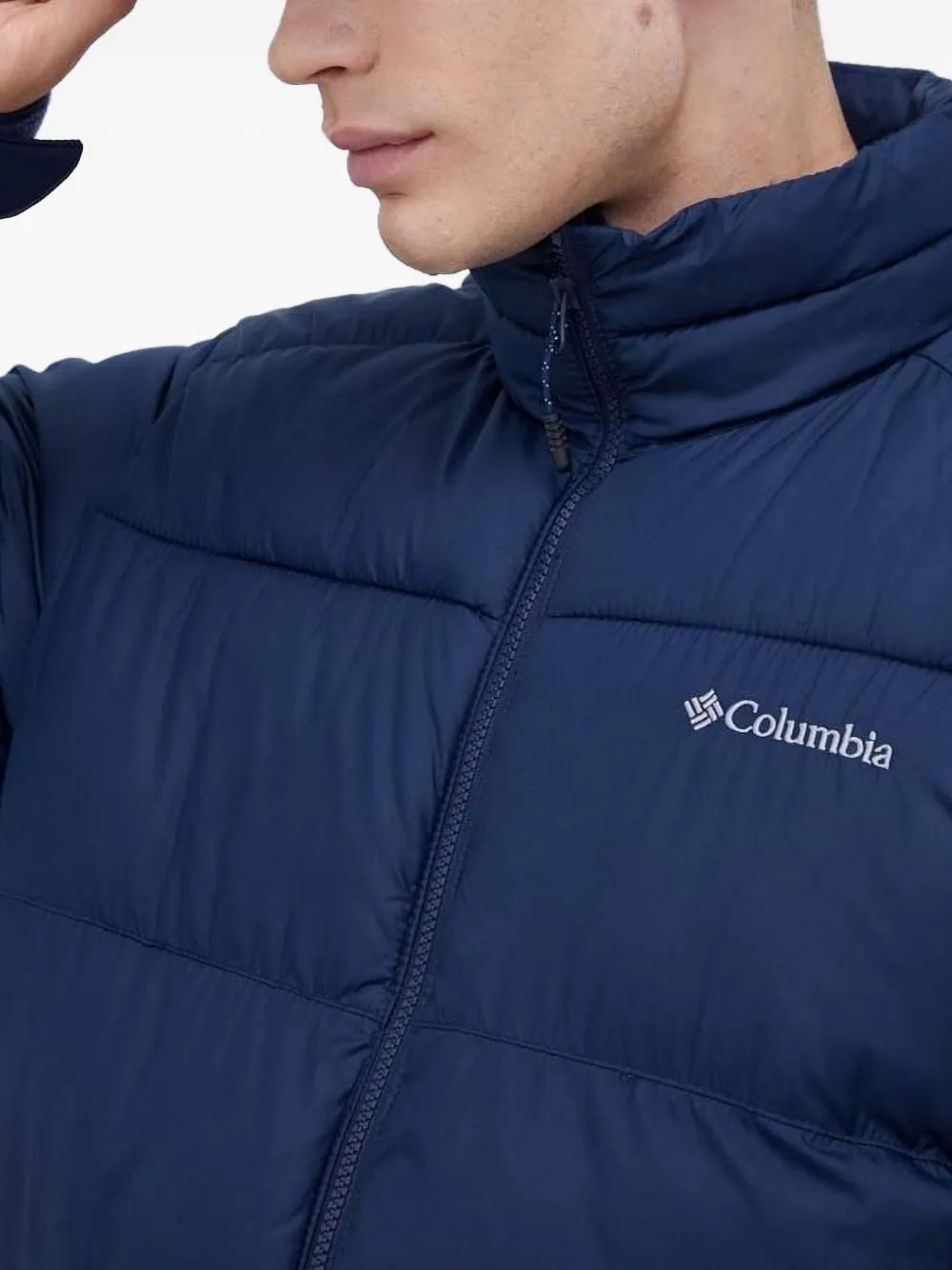 Columbia Gewatteerd donsjack Blauw