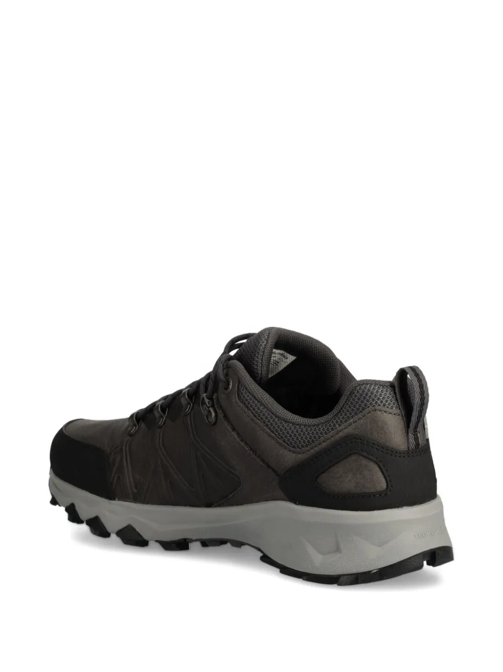 Columbia leather-textured lace-up sneakers Grey