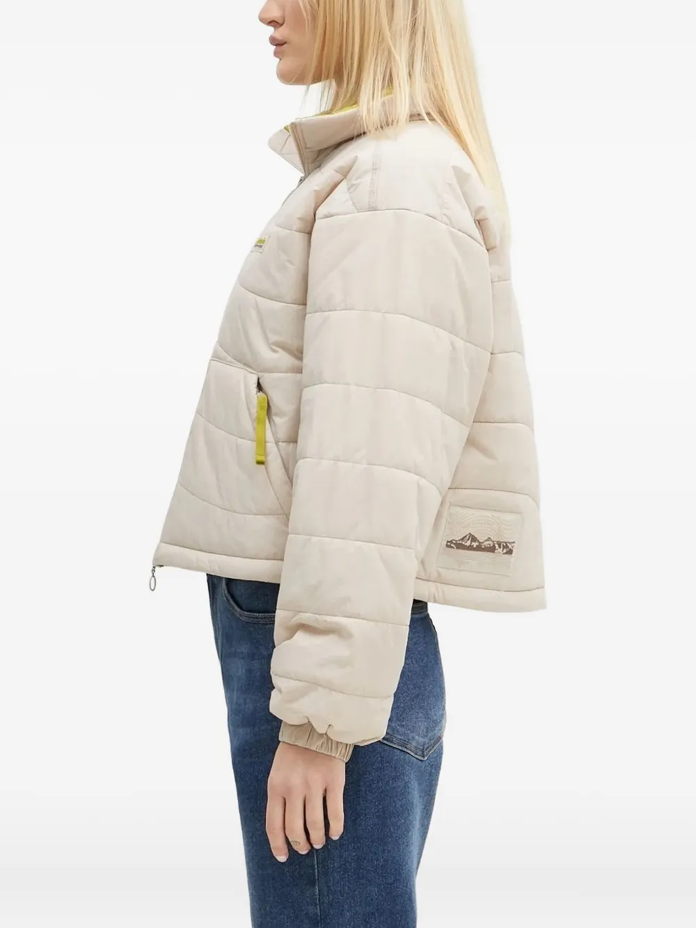 Columbia Wallowa™ gewatteerd cropped donsjack Beige
