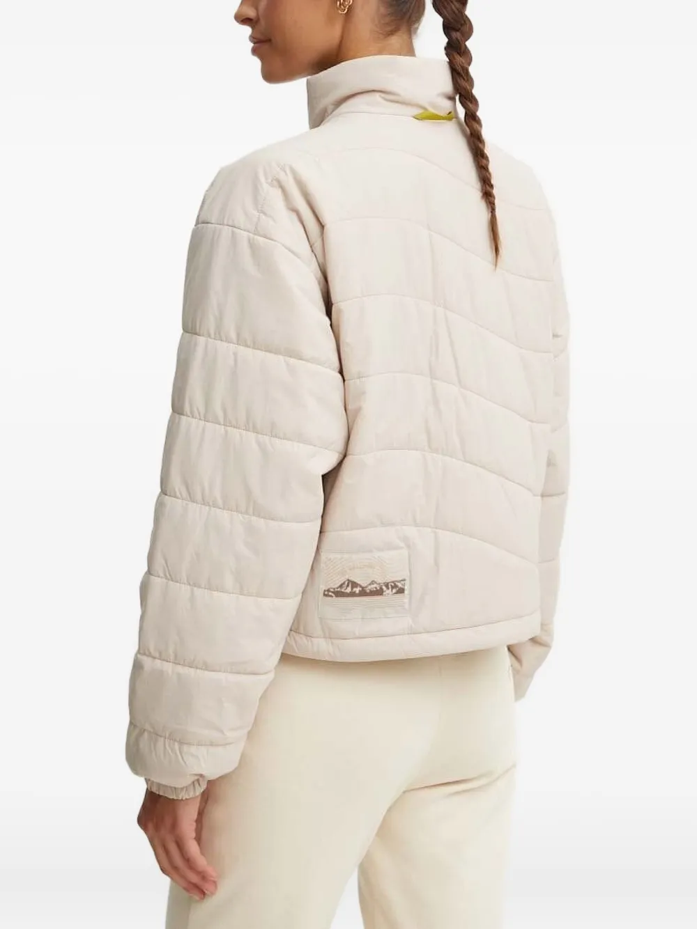 Columbia Wallowa™ gewatteerd cropped donsjack Beige