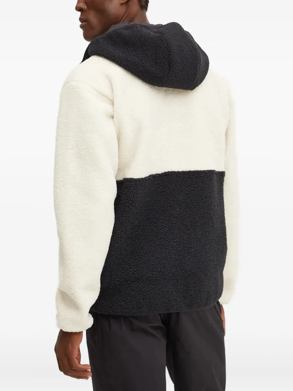 Columbia Tweekleurig fleece jack met capuchon Beige